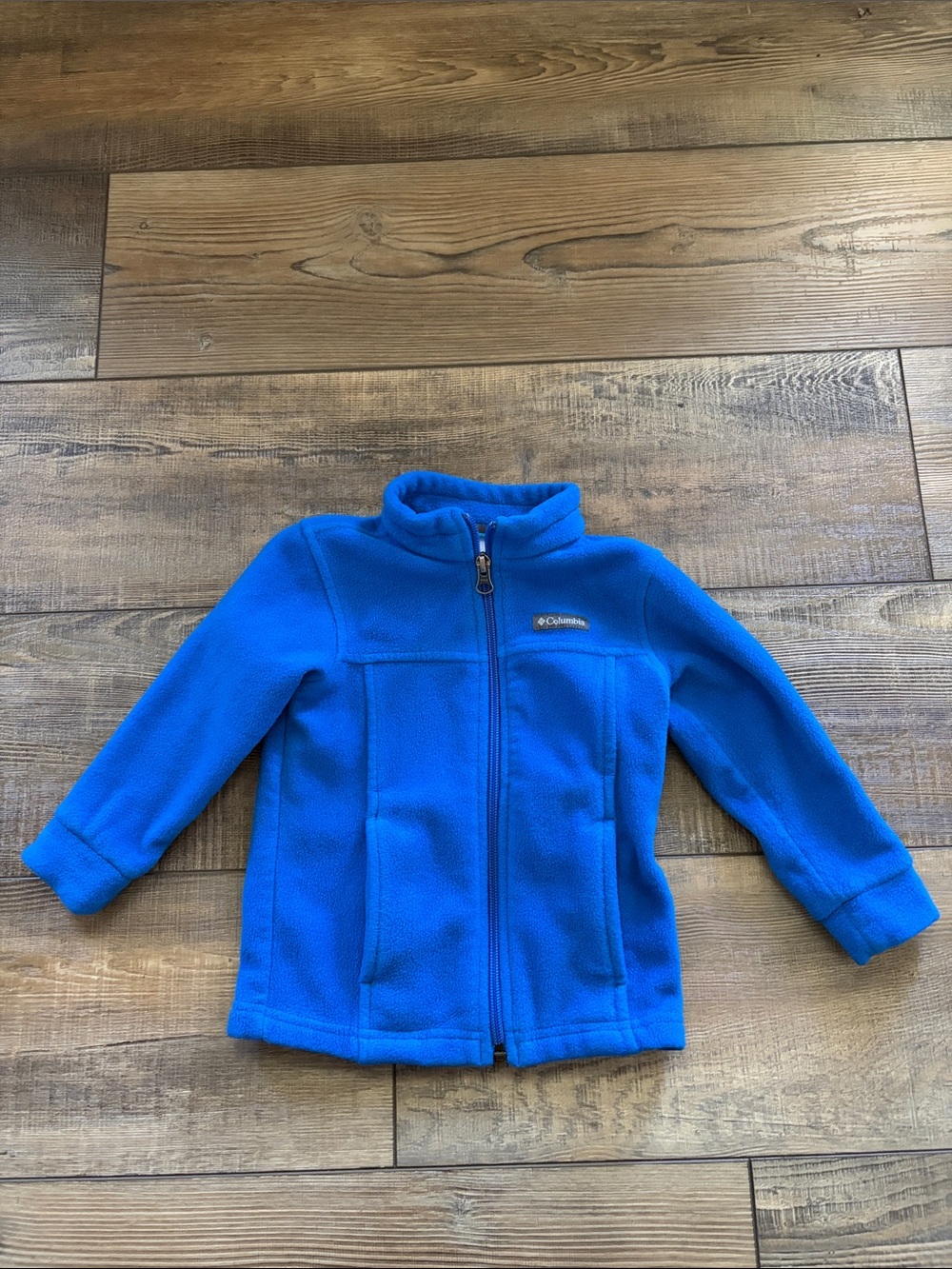 Columbia Bright Blue Kids Fleece Zip Jacket